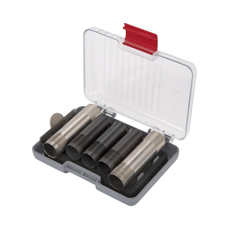Allen Co Competitor Choke Tube Case, Holds 5 Standard Tubes 3.25-in. or 3 Extended Tubes 5-in., Black/Red 8337